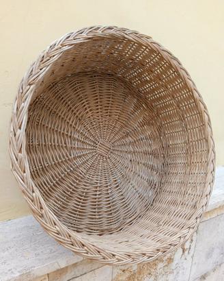 Cesto in vimini Tondo 60×60 cm altezza 22 cm