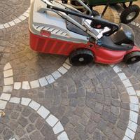 carrello tagliaerba e tosatrice