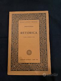 Libro Retorica di Aristotele a cura di Plebe