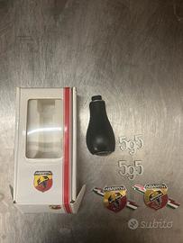 Pomello Fiat 500 Abarth 595, con stemmi adesivi