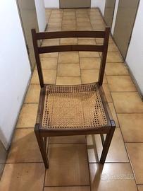 SEDIA in PAGLIA di VIENNA + sedile