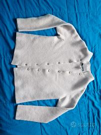 Calda giacca in Pura Lana Vergine color panna