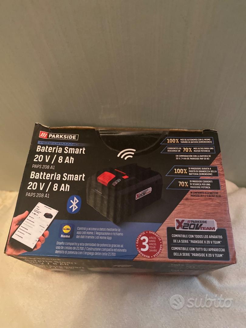 Batteria Parkside 20V 8Ah Smart - Giardino e Fai da te In vendita a Cosenza