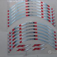 ADESIVI CERCHI YAMAHA R1 TUTTE LE ANNi