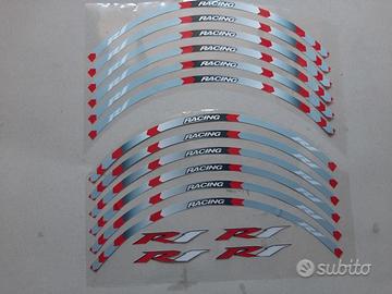 ADESIVI CERCHI YAMAHA R1 TUTTE LE ANNi
