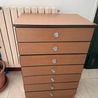 Cassetiera vintage 7 cassetti