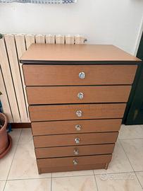 Cassetiera vintage 7 cassetti