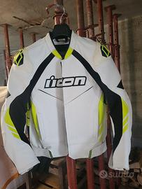 Giacca moto ICON  traforato 50