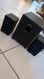 Impianto stereo da PC con subwoofer