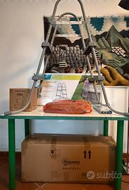 Piscina fuori terra con scaletta di accesso