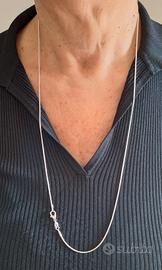 Catenina Snake nuova finitura Argento 925