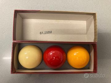 Biglie biliardo Aramith 61.5mm 5-9 birilli