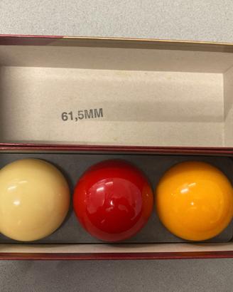 Biglie biliardo Aramith 61.5mm 5-9 birilli