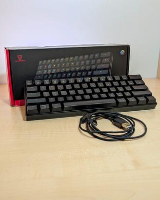 Tastiera Meccanica RGB da Gaming Motospeed CK61