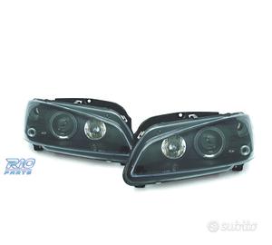 FARI PEUGEOT 106 ANGEL EYES FONDO NERO H1 96-05