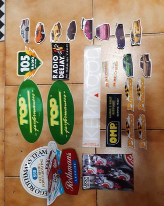 adesivi vintage in blocco a 10 euro