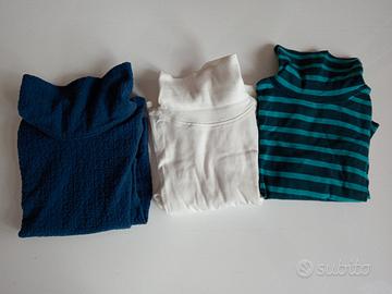 3 magliette "dolcevita"