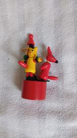 Pinocchio traballante con il gatto e la volpe