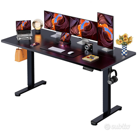 ErGear Scrivania Regolabile in Altezza Nera
