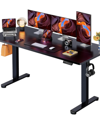 ErGear Scrivania Regolabile in Altezza Nera
