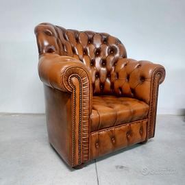 Poltrona chesterfield bergere... chester vintage 