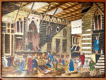 ACQUAFORTE SU RAME INCISA A MANO