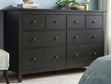 cassettiera Ikea Hemnes a 8 cassetti