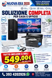 PC DELL COMPLETO +  BROTHER LASER