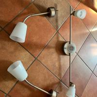 Set lampadario e  2 abat jour coordinati