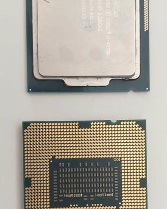 Processore i7 e scheda madre e altri componenti