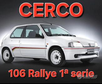 Peugeot 106 Rallye 1.3 8V bianca