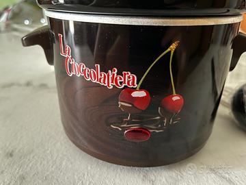 Cioccolatiera completa con stampi e accessori