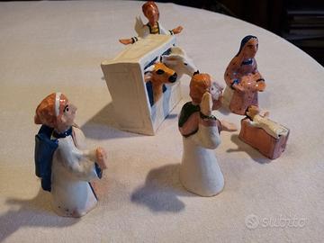 Presepe d’autore in ceramica Pascale Huré