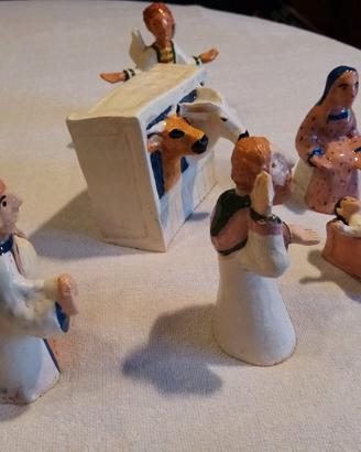 Presepe d’autore in ceramica Pascale Huré