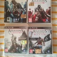 Lotto 4 Giochi Assasin's Creed PS3