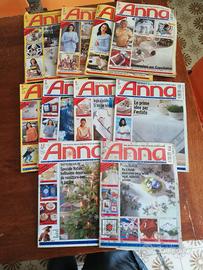 Riviste Anna di Burda dagli anni 80' al 2004