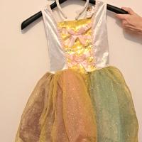Vestito canevale bambina Unicorno con cerchietto