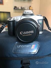 Canon eos 500n con obiettivo come nuova