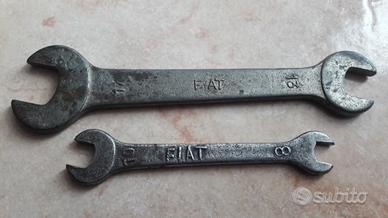 2 VECCHIE CHIAVI INGLESI FIAT VINTAGE 