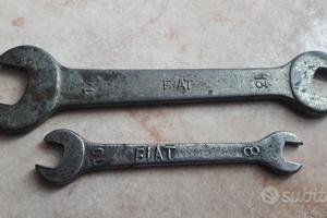 2 VECCHIE CHIAVI INGLESI FIAT VINTAGE 