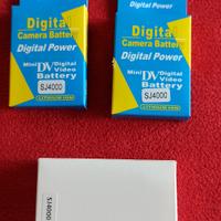 Batterie con caricabatterie sj GoPro action camera