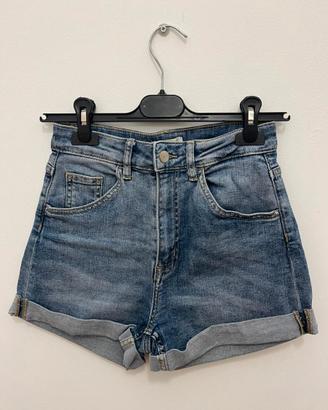 Shorts H&M Taglia 40/S Colore Blu in Denim