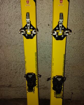 Sci scialpinismo, ski trab 172cm + attacco dynafit