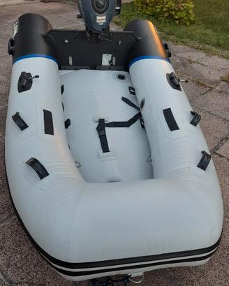 Gommone tender YAM con fuoribordo Yamaha 2 cv
