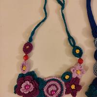 Collane all uncinetto fatte a mano 