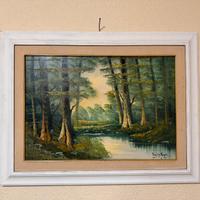 Olio su tela firmato domenico ruggeri 2002