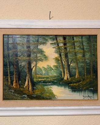 Olio su tela firmato domenico ruggeri 2002