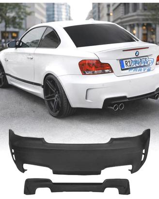 PARAURTI POSTERIORE BMW E82 E88 07-13 LOOK 1M