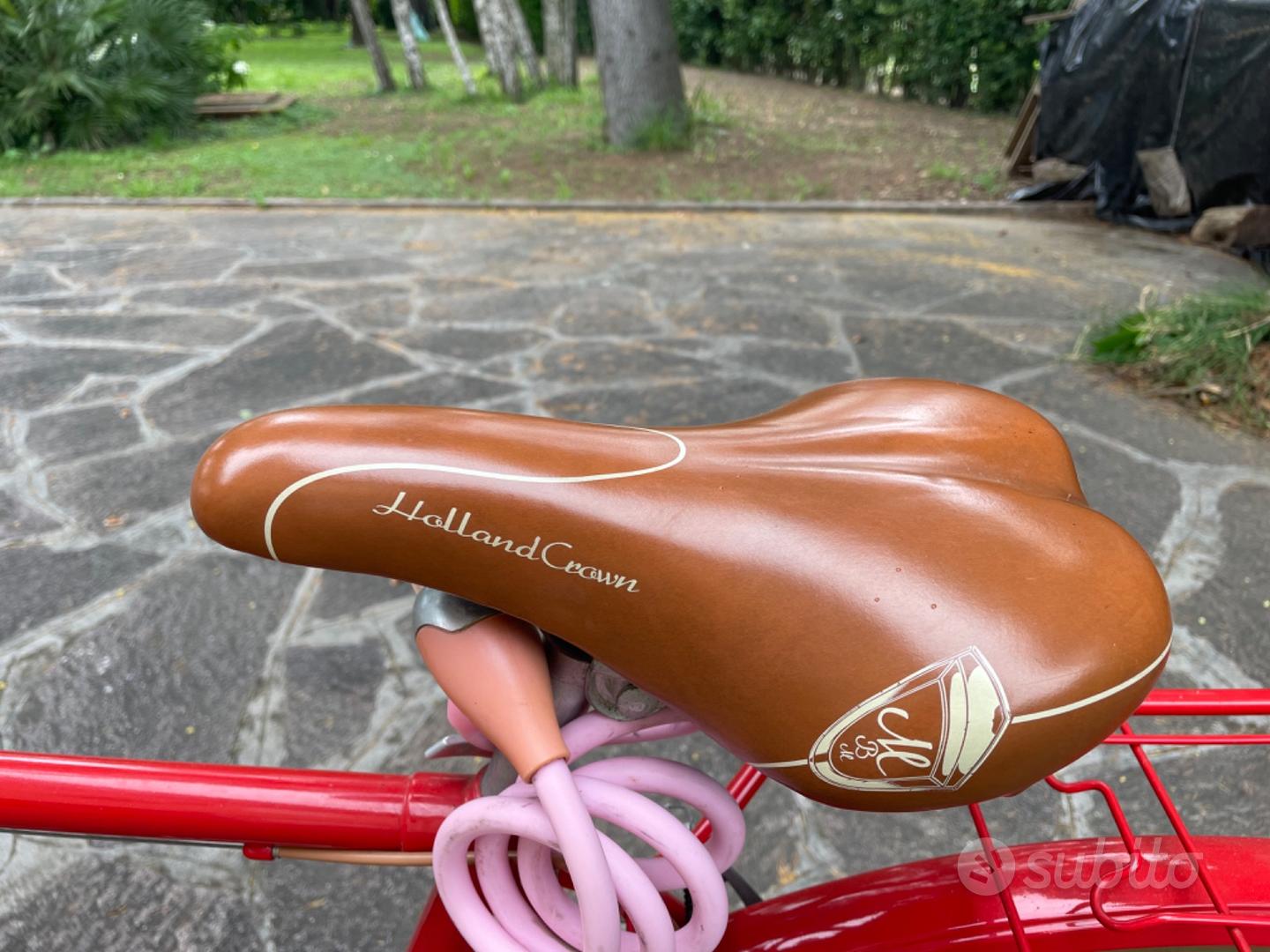 Bicicletta da uomo rossa Holland Crown Biciclette In vendita a