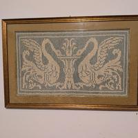 uncinetto quadro fatto a mano